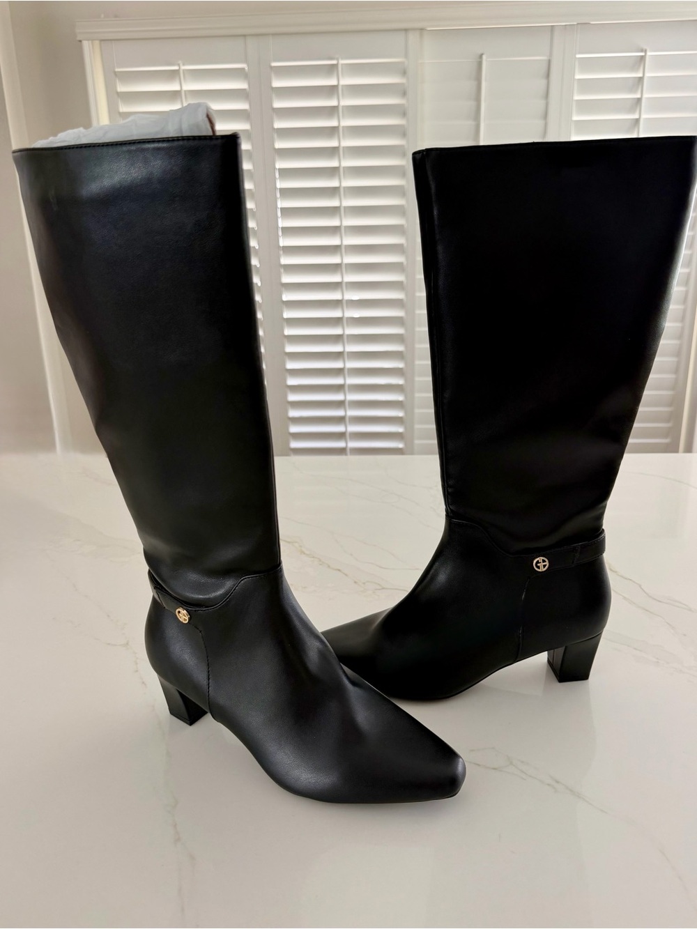 GIANI BERNINI Classic Black High Women’s Boots